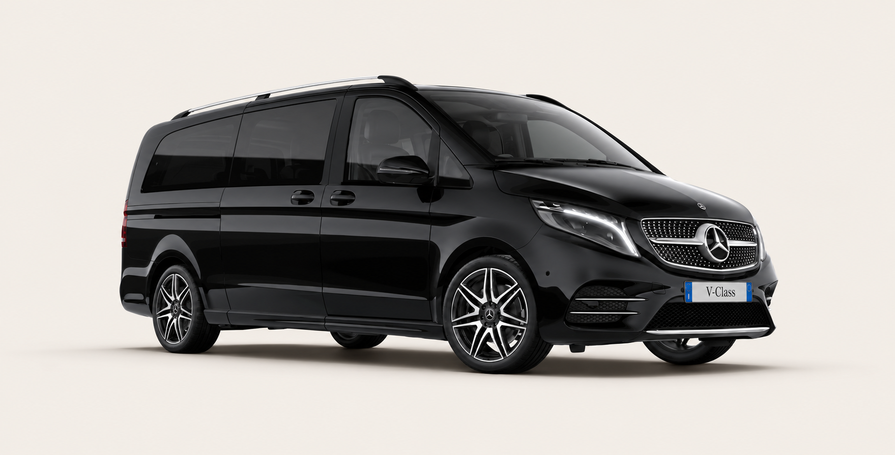 Black Mercedes-Benz V-Class