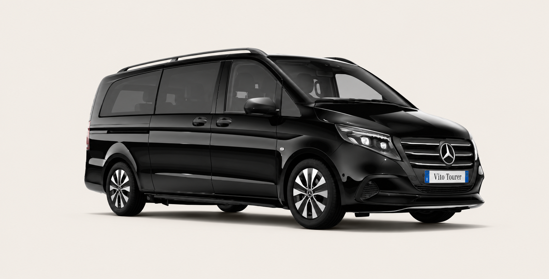 Black Mercedes-Benz Vito