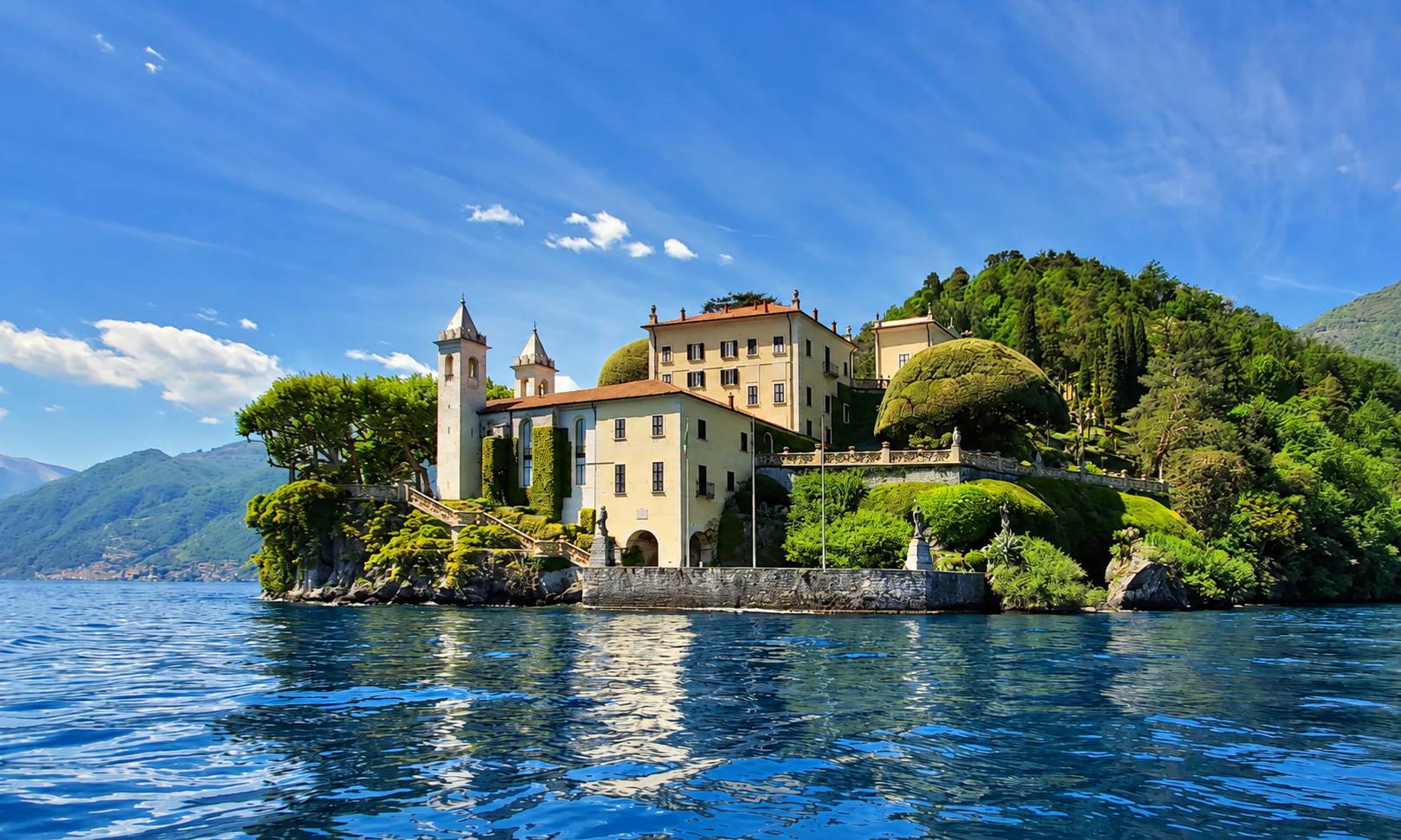 Villa del Balbianello on Lake Como