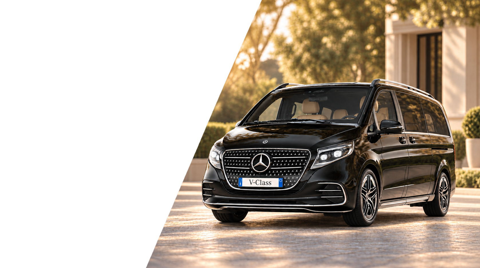 Black Mercedes-Benz V-Class